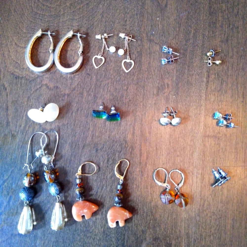 12pcs Vintage earrings